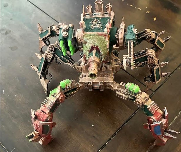 A 3D printed old defiler front side